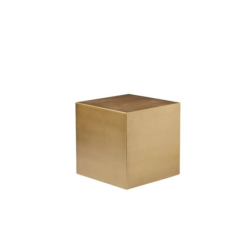 Brushed Brass Metal Side Table C293