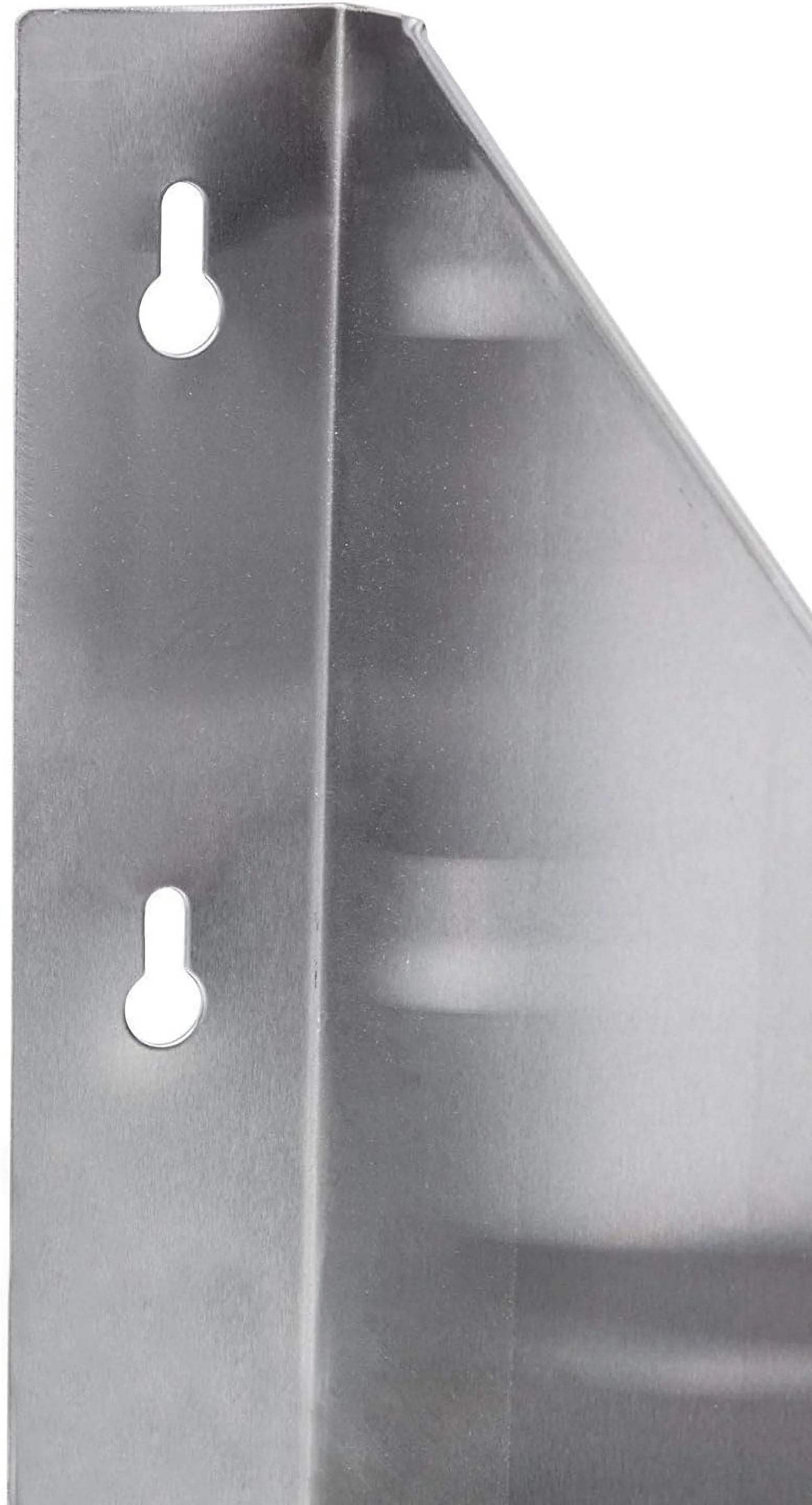 Stainless Steel Wall Mount Microwave Shelf 18" X 24" P75796