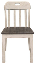 Antique White and Gray Side Chair Set of 2 J2146