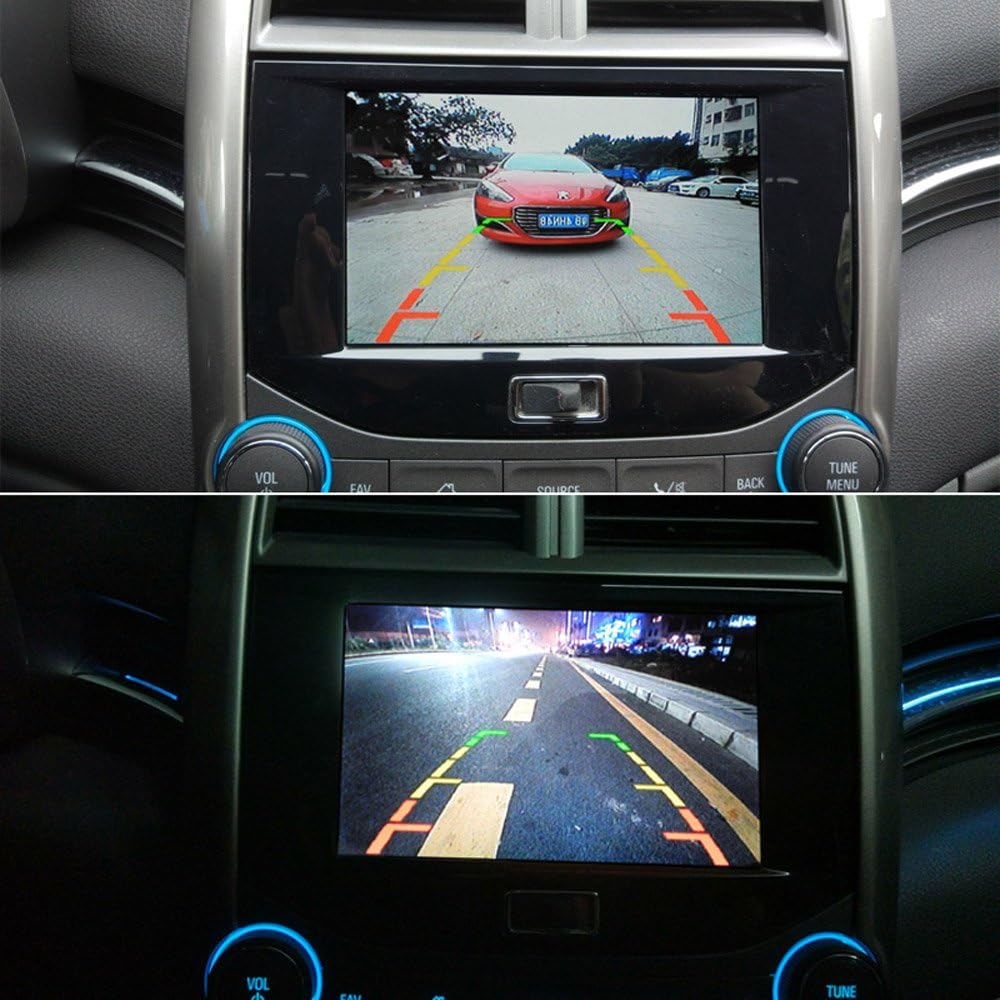 Waterproof Night Vision HD CCD License Plate Light Camera Rear View Backup Camera Pack of 2 K8426