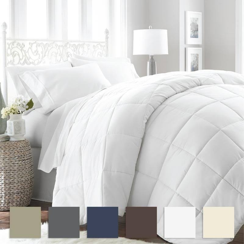 Ivory King-California King Down Alternative Comforter T30824
