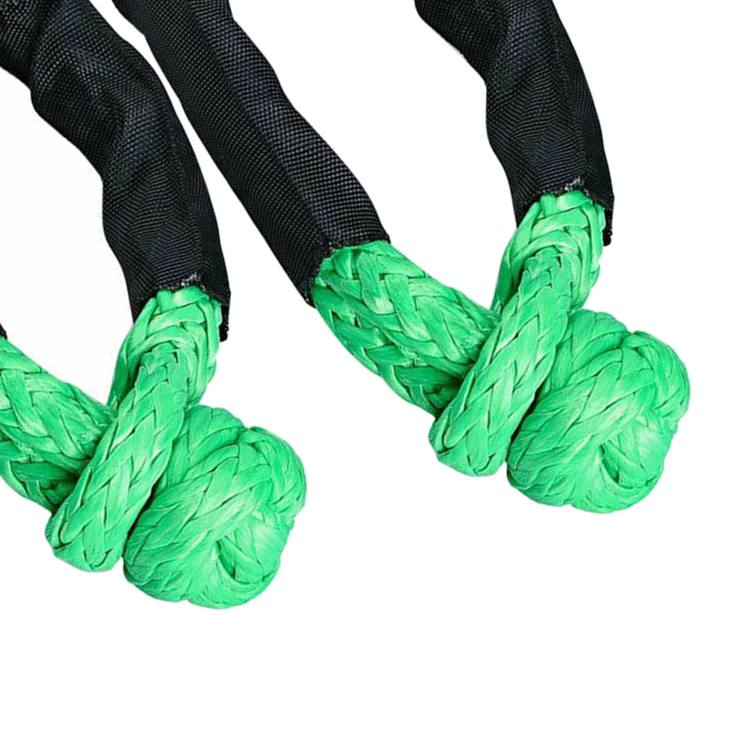 Green Synthetic Soft Rope Shackle 38000lbs Breaking Strength 56cm T998498