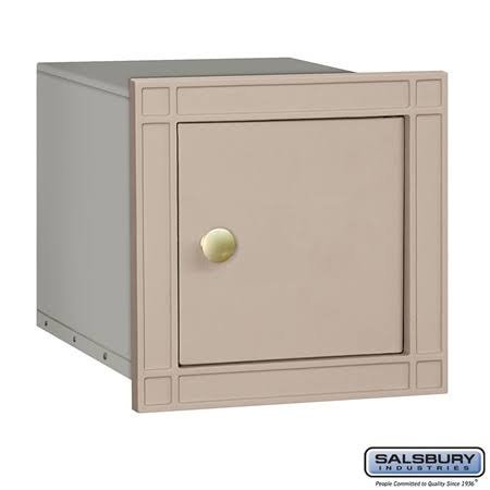 Green Cast Aluminum Column Mailbox L557