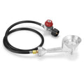Cast-Iron Round Burner Head with Propane Regulator and Hose W900