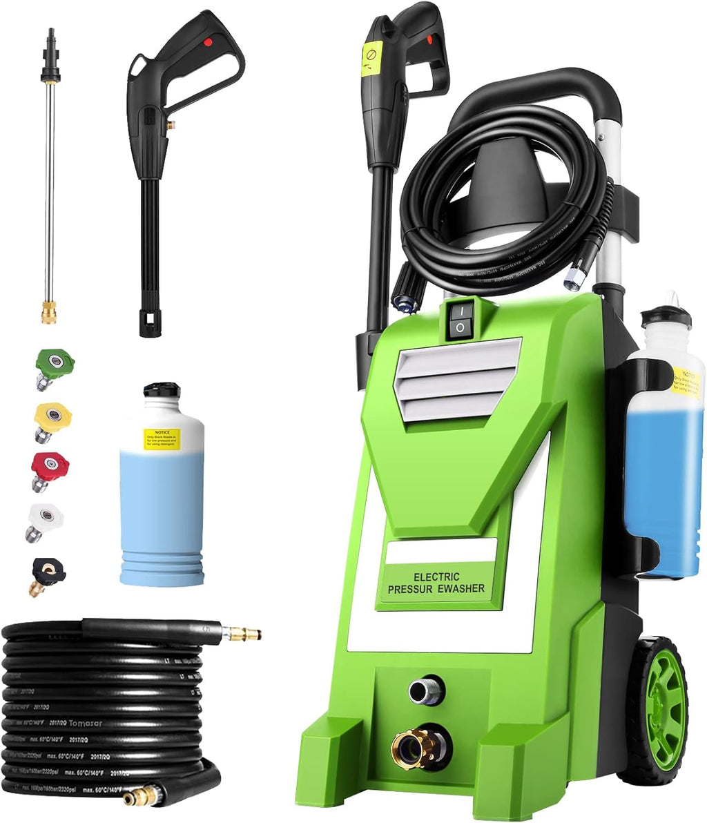 1800W Electric Pressure Washer with 5 Nozzles K152