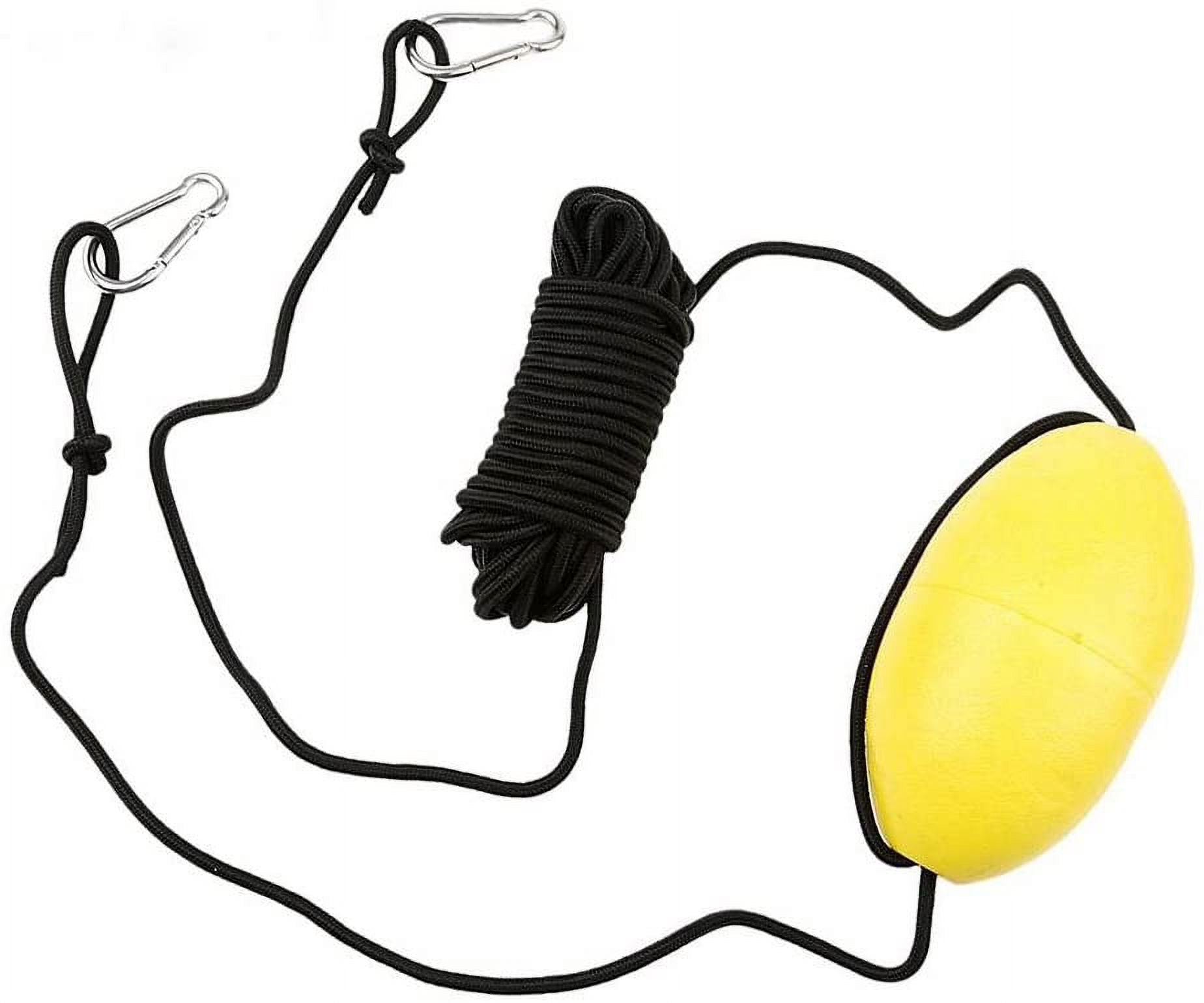 Marine Rope Tow Line with Buoy Ball Float Leash and Stainless Steel Hook F58805