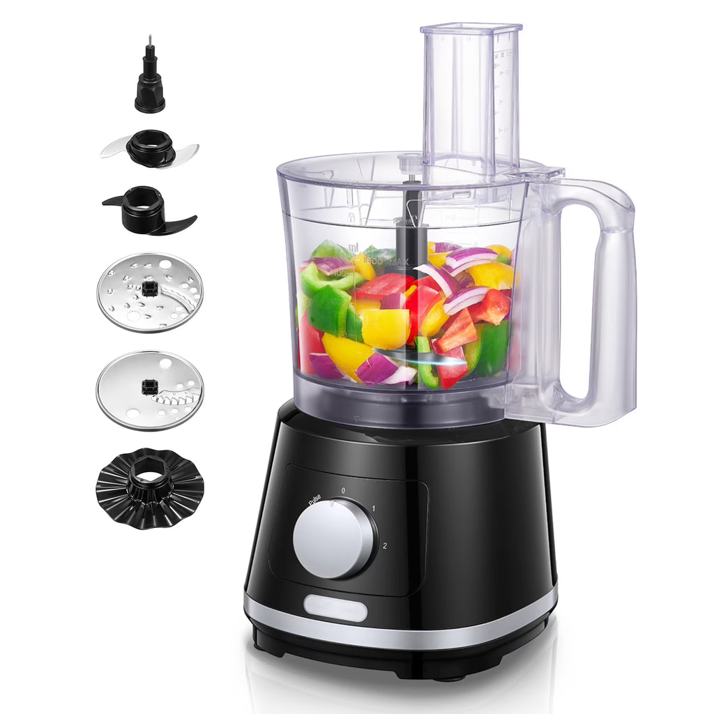 8-Cup Food Processor & Vegetable Chopper with 6 Functions A345